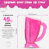 Pink Baby Rinser Cup and Bath Pail - Non-Toxic, BPA-Free, Tear-Free Bathing Accessory for Kids
