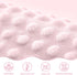 30 40 Inches Heart Minky Baby Blanket x for Girls, Soft Plush Receiving Blanket with Dotted Back, Gift for Toddler