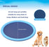 Splash Sprinkler Pad for Dogs Kids, Non-Slip Pet Thickened Durable Wading Bath Pools, Splash Play Mat Outdoor Game Toys for Pets