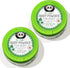 140g/4.9oz (2Pack) Baby Body Powder with Puff, Natural Cornstarch + Zinc Oxide Skin-Protecting Formula, Talc-Free
