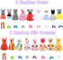 75Pcs Doll Clothes & Accessories Fashion Design Kit for 11.5 Inch Doll, Includes 2 Wedding Gowns, 10 Shoes & More