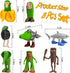 TJLMCORP 8PCS Italian Brainrot Action Figure,Tralalero Tralala Figures Toys Tung Tung Tung Sahur, BRR BRR