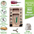 Montessori Screwdriver Board Set, 17 Pcs & 12 Holes Fine Motor Skills Educational Wooden STEM Toys