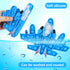 4 Pack Push Pop Bubble Sensory Fidget Toys, Rainbow Simple Fidget Toy Pack Silicone Squeeze Toy for Stress Relief
