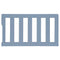 Convertible Crib Toddler Guard Rail - Dusty Blue, Solid Wood Construction for Toddler Beds