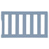 Convertible Crib Toddler Guard Rail - Dusty Blue, Solid Wood Construction for Toddler Beds