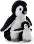 The Petting Zoo Softee Penguin Stuffed Animals, Mom and Baby, 12 inches, Gifts for Kids