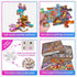 HUADADA 1000 Piece Jigsaw Puzzles for Adults, Little People's World Party, Challenging Game Puzzles