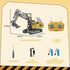 Wdexual 1:20 14 5 6-10 Remote Control Excavator - RC Excavator Toys for Boys, Channel with Sound/Light, RC Digger