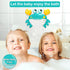 HOSBENI 1 2 3 Crab Baby Bath Toys, Crab Bubble Bath Machine, Automatic Bath Toy Blows Bubbles & Plays Childrens Songs