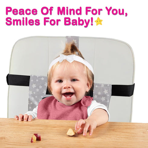 Portable Chair Strap - Travel Dining Seat Cover for Babies & Toddlers | Portable Baby Chair for Travel | Compact