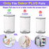 SOHBCLE 8 Pack 12% 5336 30% Diaper Pail Refill Bags Compatible with Dekor Plus Diaper Pail Refills Extra Length,Holds