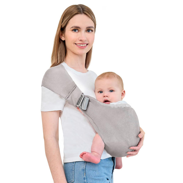 bebless Baby Carrier - Ergonomic, Cozy and Lightweight Carrier for 0-36 Months, Effortless