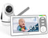 Baby Monitor with Camera and Audio, 4.3" IPS Split-Screen, 30-Hour Battery, Pan-Tilt-Zoom, No WiFi Required, Night