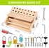 Set, 3 4 5 6 Set, Montessori Screwdriver Board Montessori Toys for with Locks and Keys, Toddler Screwdriver Toy, Kids