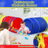 PigPigPen Kids Tunnel for Toddlers, Pop Up Play Tunnel Tent for Babies and Dogs, Indoor & Outdoor Playset (Classic 2