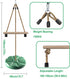 Set 7FT KINSPORY Disc Swing for Kids, Swing Accessories, Height Adjustable Gym Monkey Bars, Hanging Tree Seat