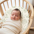 2 Pack FIOBEE Baby Bassinet Sheets for Girls Boys Waterproof Bassinet Mattress Elastic Fitted Crib Sheets Universal Fit