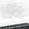 Clear Transparent Flat Plates Bricks, 24 Pieces 1x6x5 Classic Window Bulk Building Blocks Accessories