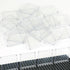 Clear Transparent Flat Plates Bricks, 24 Pieces 1x6x5 Classic Window Bulk Building Blocks Accessories