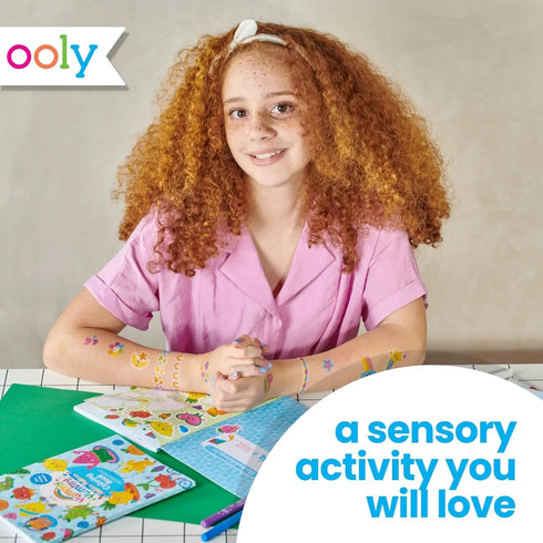 Yummy Yummy 10 100 30 Set Ooly Coloring Kit Includes Lightly Scented Markers, Over Scented Stickers, and Pages