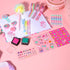 YOYTOO Set 5 6 7 8 9 10 Cat Diary for Girls with Lock, Cat Stationery with Secret Diary, Stamps, Pens, Journal Notebook