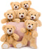 MaoGoLan 7Pcs Bulk Teddy Bears Stuffed Animals, Soft Mini Teddy Bears for Baby Shower and Party