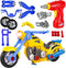 Liberty Imports Kids Take Apart Toys - Build Your Own Motorcycle Vehicle Construction Playset with Tools