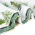 HOMRITAR Baby Blanket for Boys, Soft Lightweight Minky with Double Layer Dotted Backing, 30 x 40 Inch (Green Pine Tree)