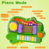 2-in-1 3 4 5 Dinosaur Kids Guitar Musical Instruments for Year Old Boys Girls Gifts, Toddler Electric Guitar Piano Toy