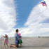 Motiloo 63" Patriotic American Flag Delta Kite for Kids and Adults, Easy to Fly, Beach Kites for Outdoor Activities