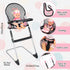 Playset Set Set deAO Baby Doll Accessories Baby Doll Crib High Chair Diaper Bag Nursery Baby Doll Furniture Pretend