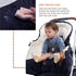 Stroller Footmuff, Winter Waterproof Bunting Bag with Adjustable Fixing Cords for All Strollers
