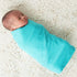 Baby K'tan Newborn Swaddle & Toddler Blanket, Teal/Charcoal by Baby K'tan