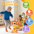 JISON21 Dancing Talking Lion Baby Toy, Adjustable Volume Interactive Mimicking Toy Singing Recording Repeating What You