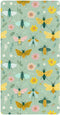 miaozhen Cotton Baby Crib Sheets for Boys Girls Ultra Soft Funny Grassland Insect