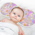 decor gift 4 Pack 22x11in Cotton Baby Burp Cloths Soft and Absorbent? Rose Flower Pink Purple Feeding Cloth