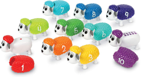 Learning Resources Snap-n-Learn Counting Sheep - 20 Pieces Toddler Learning Toys for Ages 18+ Months