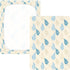 decor gift 1 Pack Fern Baby Blue Baby Crib Sheets Cotton Playard Sheet Soft Crib Mattress Sheet for Nursery Decor para