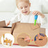 163 Cardboard Construction Tool Kit Pieces-Educational Toys for at-Home Play + Classroom Learning | Reusable Cardboard
