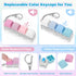 Netholid 2 4 1-2P) PCS Keyboard Fidget Toys for Adults Silent and Loud Keyboard Clicker Keychain Sensory Toy