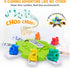Set 91 Double12 Set Yinlo Mexican Train Dominoes with Sound Effects, Mexican Train Dominoes Game for Travel, Tiles