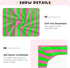 Pigsaly 27x39 Inch Crib Sheets Hot Pink Green Stripe Baby Sheet for Standard Crib Mattress Boys Girls Toddler Bed