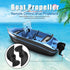 2 Set 2mm RC Boat Propellers, Durable Nylon Blade with CW CCW Rotation Shaft for Remote Control Ship Enthusiasts Racing