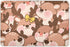 siphylline Cute Cartoon Elk Brown Extra Large Resuable Changing Pad Covers Soft Absorbent