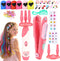 Dreamon 51 Pcs Hair Styling Tools - Hair Gem Stamper Kit and