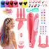 Dreamon 51 Pcs Hair Styling Tools - Hair Gem Stamper Kit and