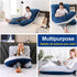 cauzyart 55 Inches Pregnancy Maternity Pillows for Sleeping U-Shape Full Body Pillow Support - for Back, HIPS, Legs