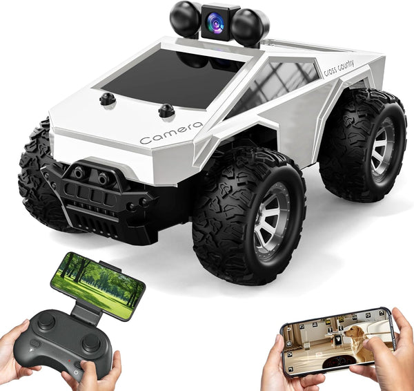 RC Cars with Camera Remote Control Truck with 720P HD FPV Camera,