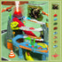 Ponilyer 3-12 Dinosaur Track Toy, Electric Simulated Scenario Car Road, Children's Competition Race Track, Music